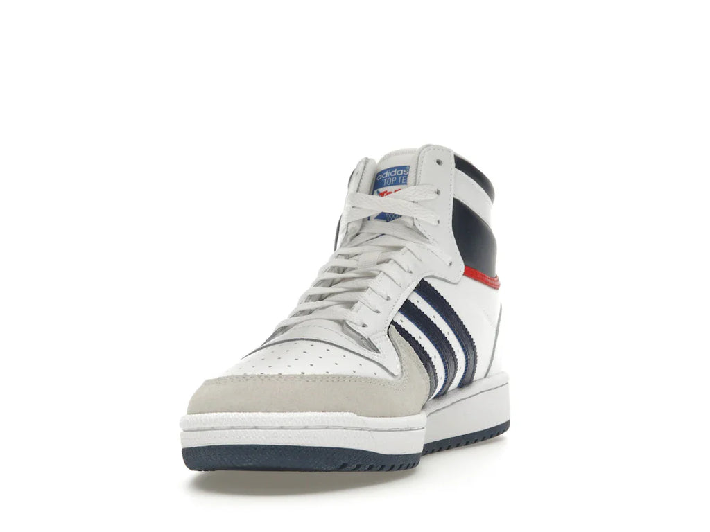 adidas Top Ten Hi Weiß Marineblau Rot