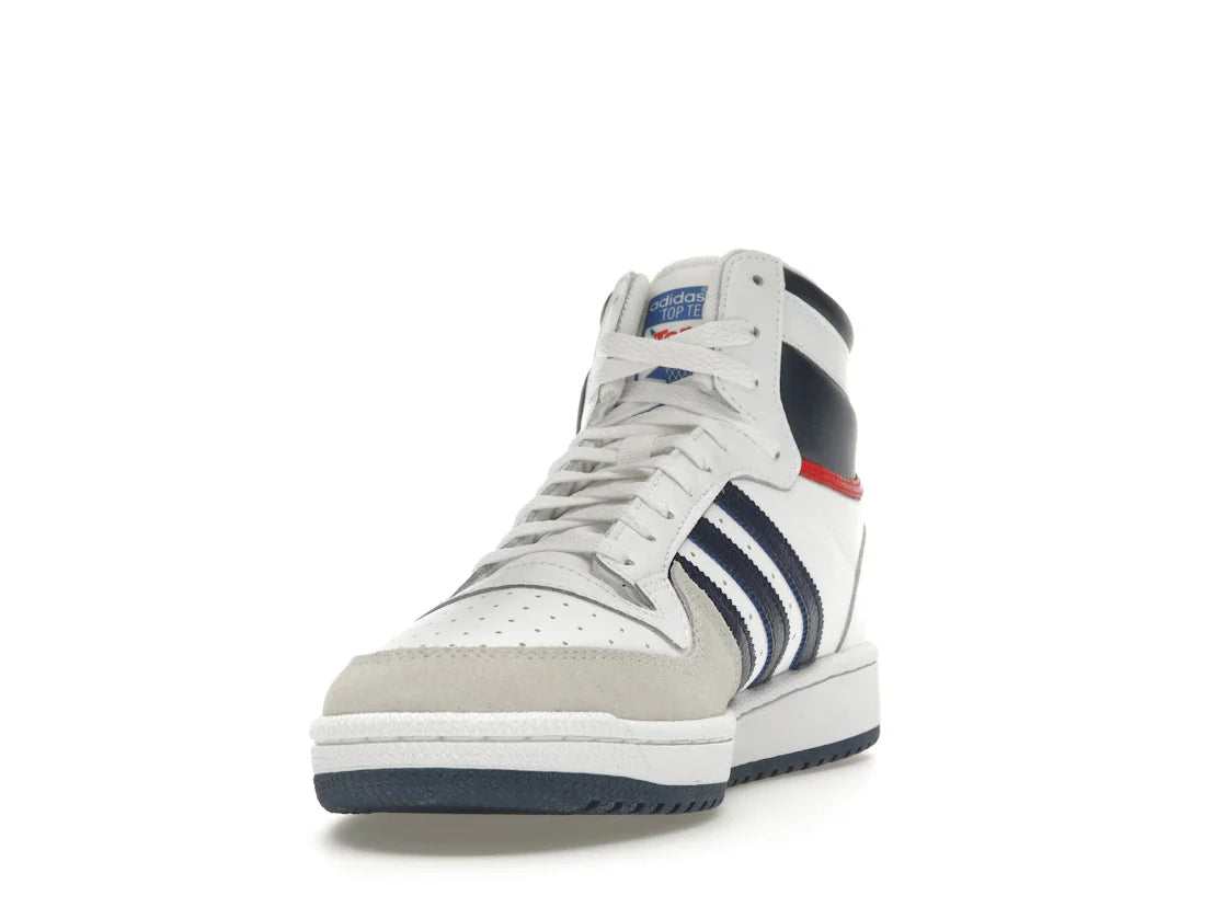 adidas Top Ten Hi Weiß Marineblau Rot