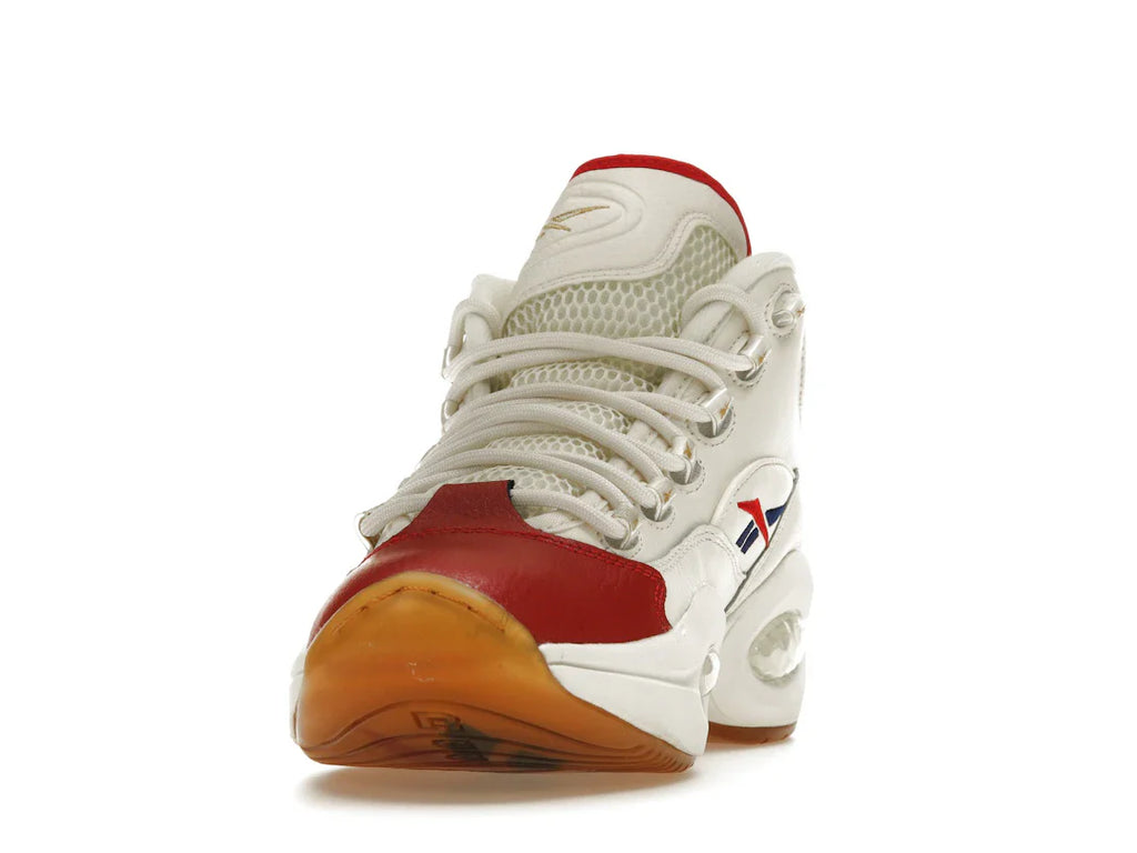 Reebok Question Mid Weiß Rot Blau