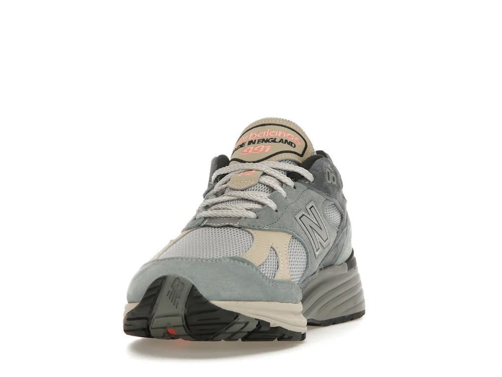 New Balance 991 MiUK Silber Blau Turbulenz
