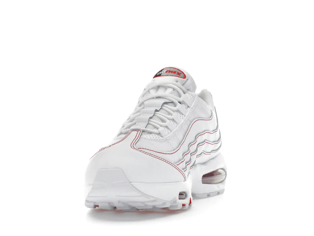 Nike Air Max 95 OG Big Bubble Weiß Universitätsrot