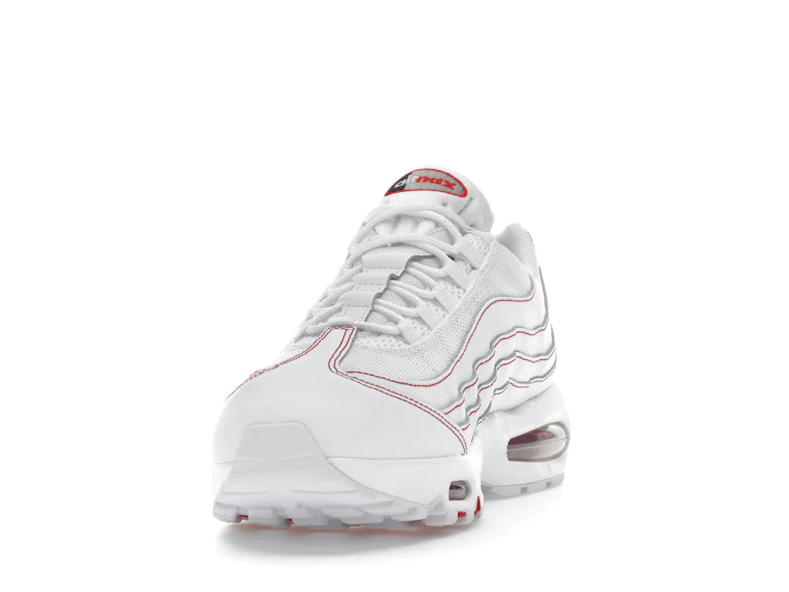 Nike Air Max 95 OG Big Bubble Weiß Universitätsrot