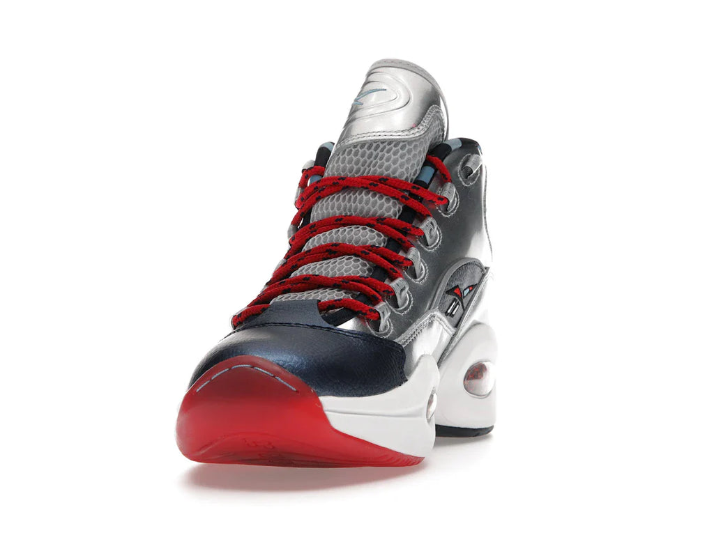 Reebok Question Mid Iverson x Harden Silber