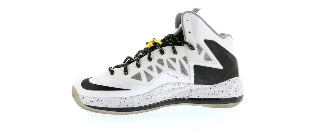 Nike LeBron X Elite+ Weiß Gold