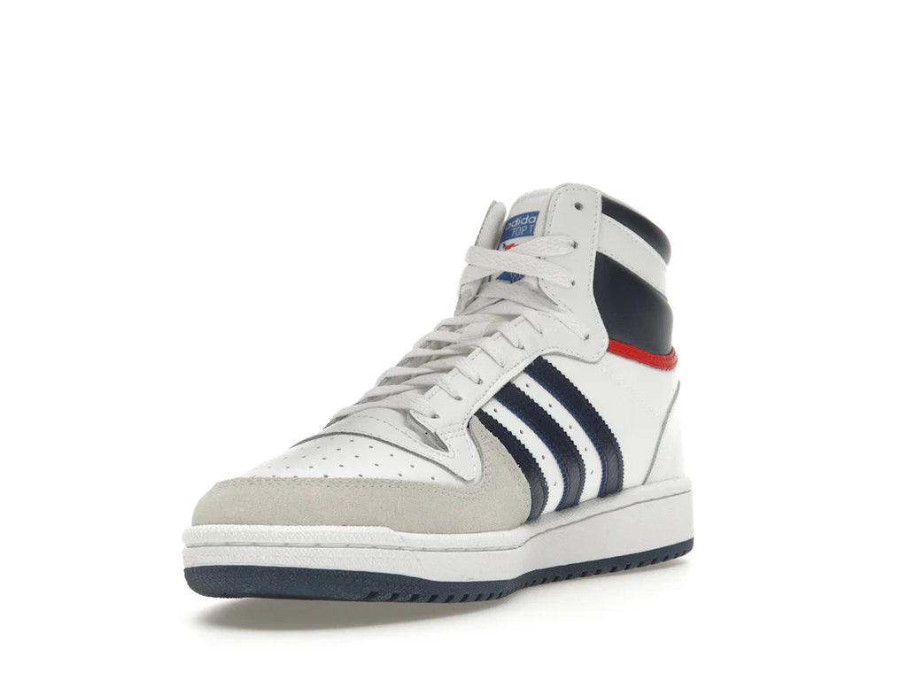 adidas Top Ten Hi Weiß Marineblau Rot