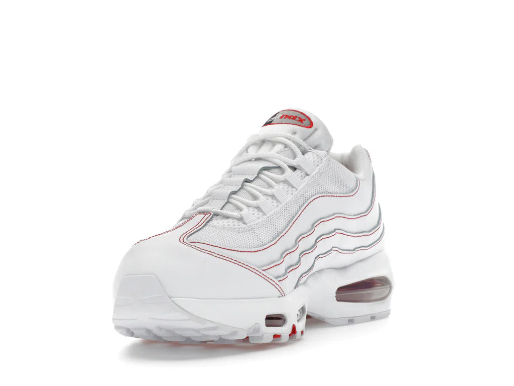 Nike Air Max 95 OG Big Bubble Weiß Universitätsrot