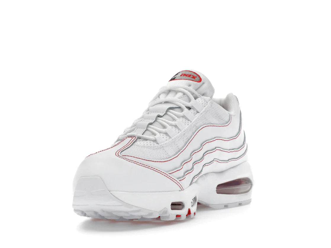 Nike Air Max 95 OG Big Bubble Weiß Universitätsrot