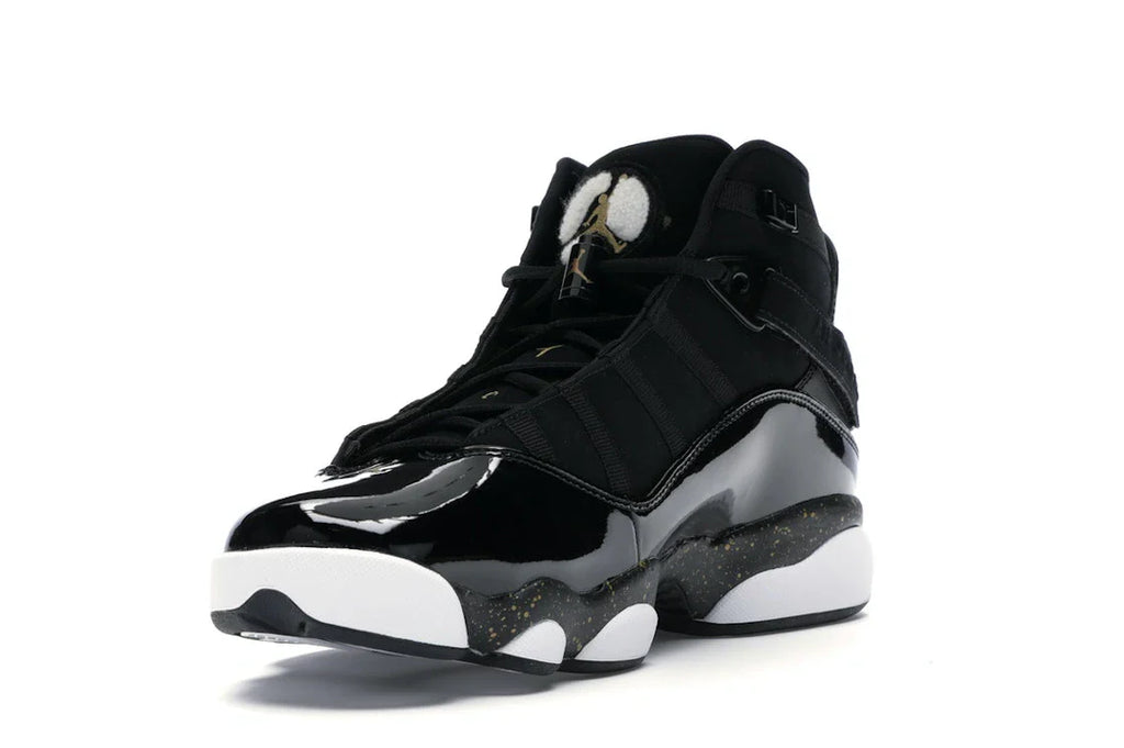 Jordan 6 Rings Schwarz Metallic Gold Weiß