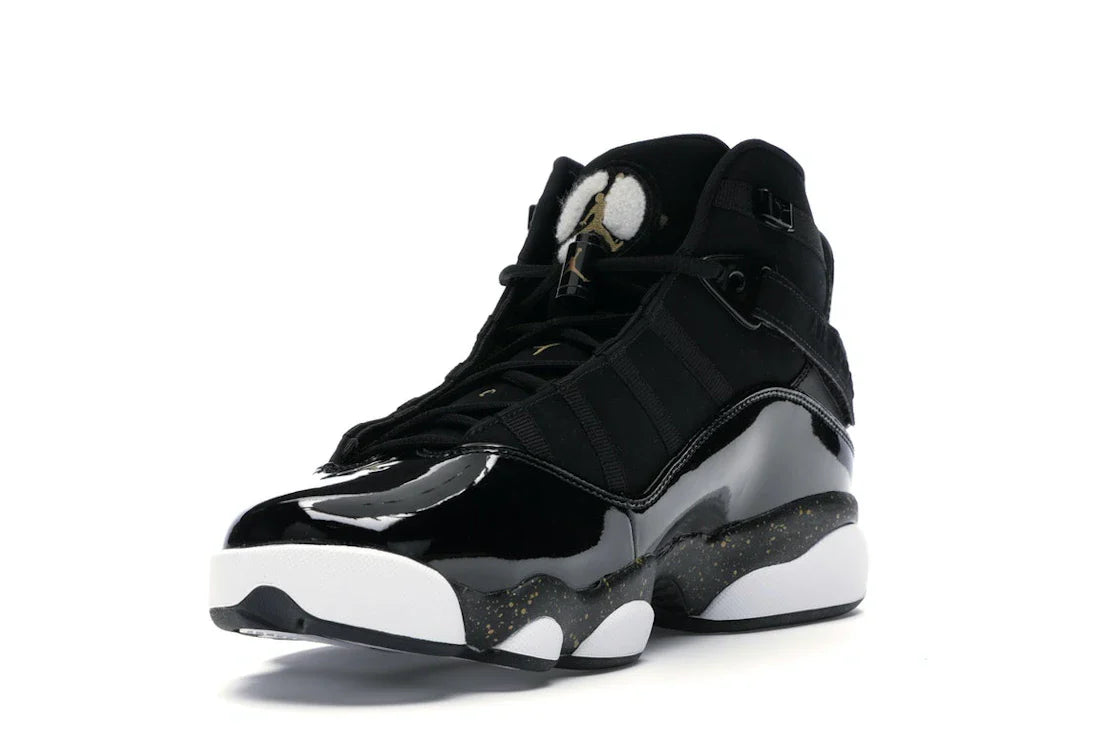 Jordan 6 Rings Schwarz Metallic Gold Weiß