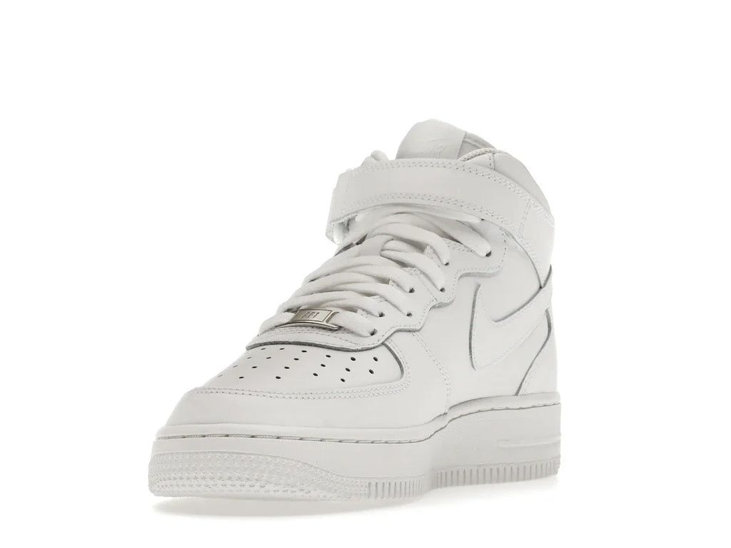 Nike Air Force 1 Mid LE Triple White (GS)