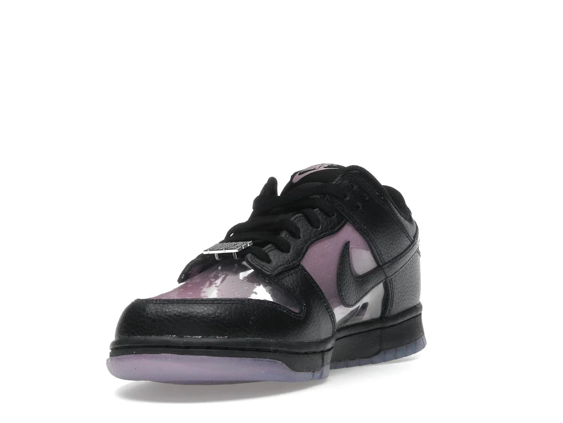 Nike Dunk Low Retro Transparent Schwarz Pink Rise