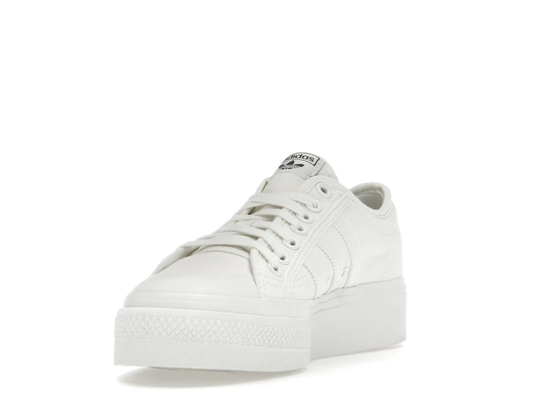 adidas Nizza Platform Triple White (Damen)