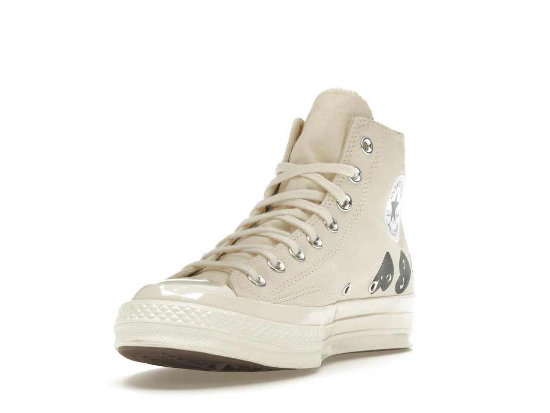 Converse Chuck Taylor All Star 70 Hi Comme des Garcons PLAY Multi-Heart Milk