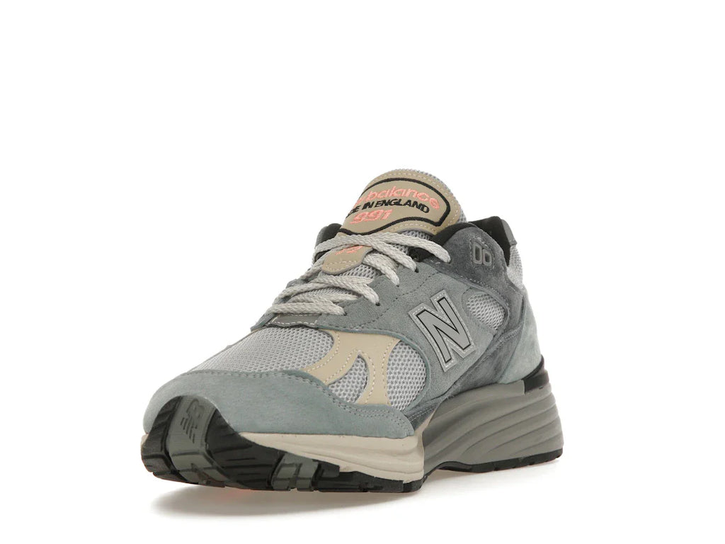 New Balance 991 MiUK Silber Blau Turbulenz