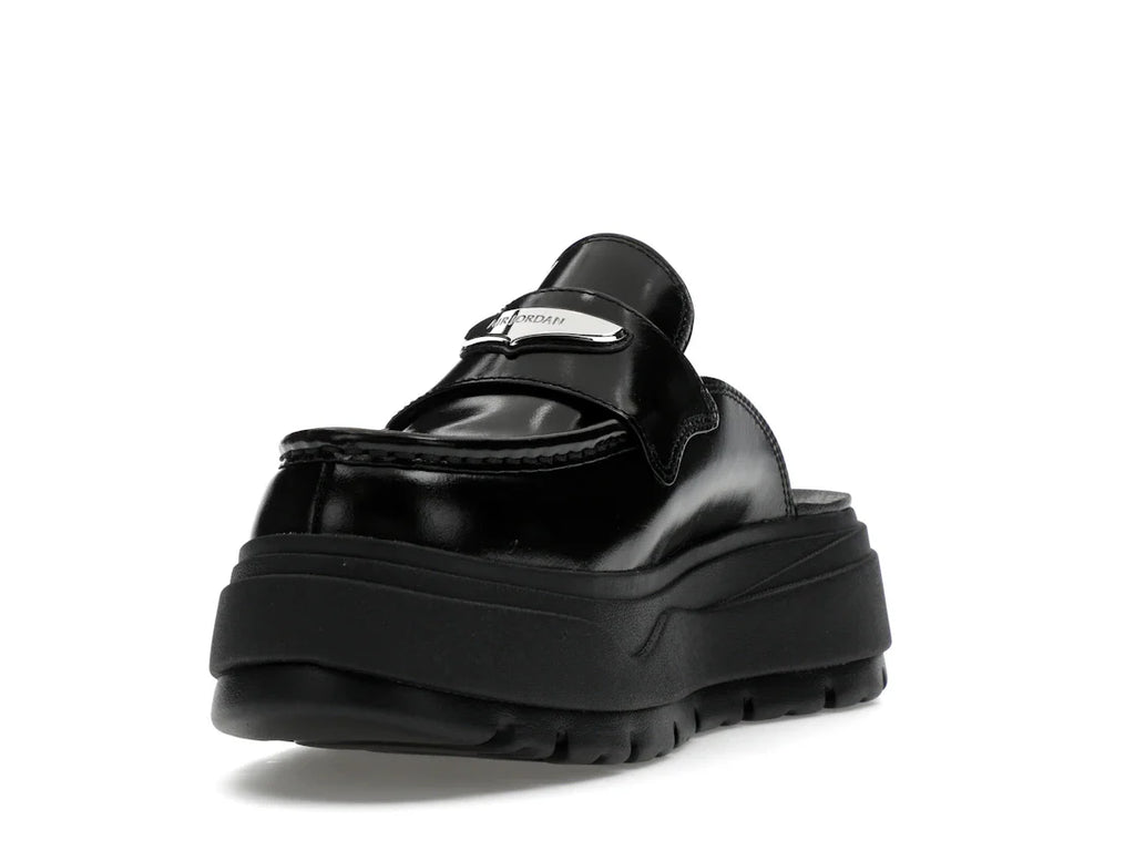 Jordan Mule Schwarz Metallic Silber (Damen)
