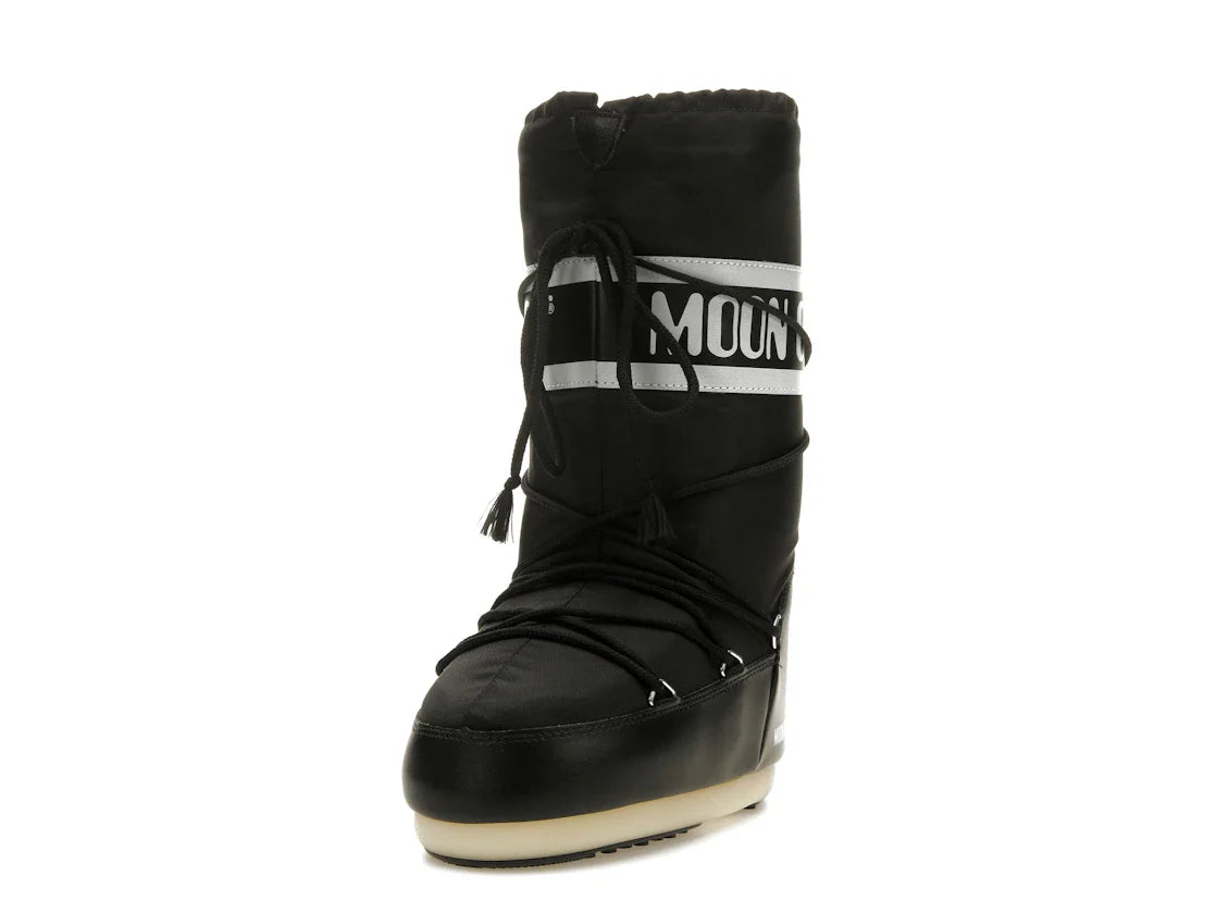 Moon Boot Icon Nylonstiefel Schwarz