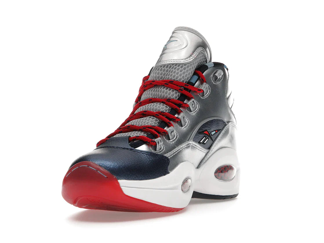 Reebok Question Mid Iverson x Harden Silber