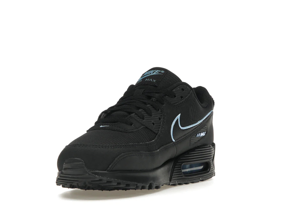 Nike Air Max 90 Schwarz Universitätsblau