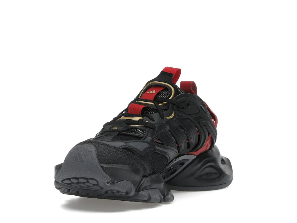 adidas XLG Runner Deluxe Schwarz Gold Metallic Rot