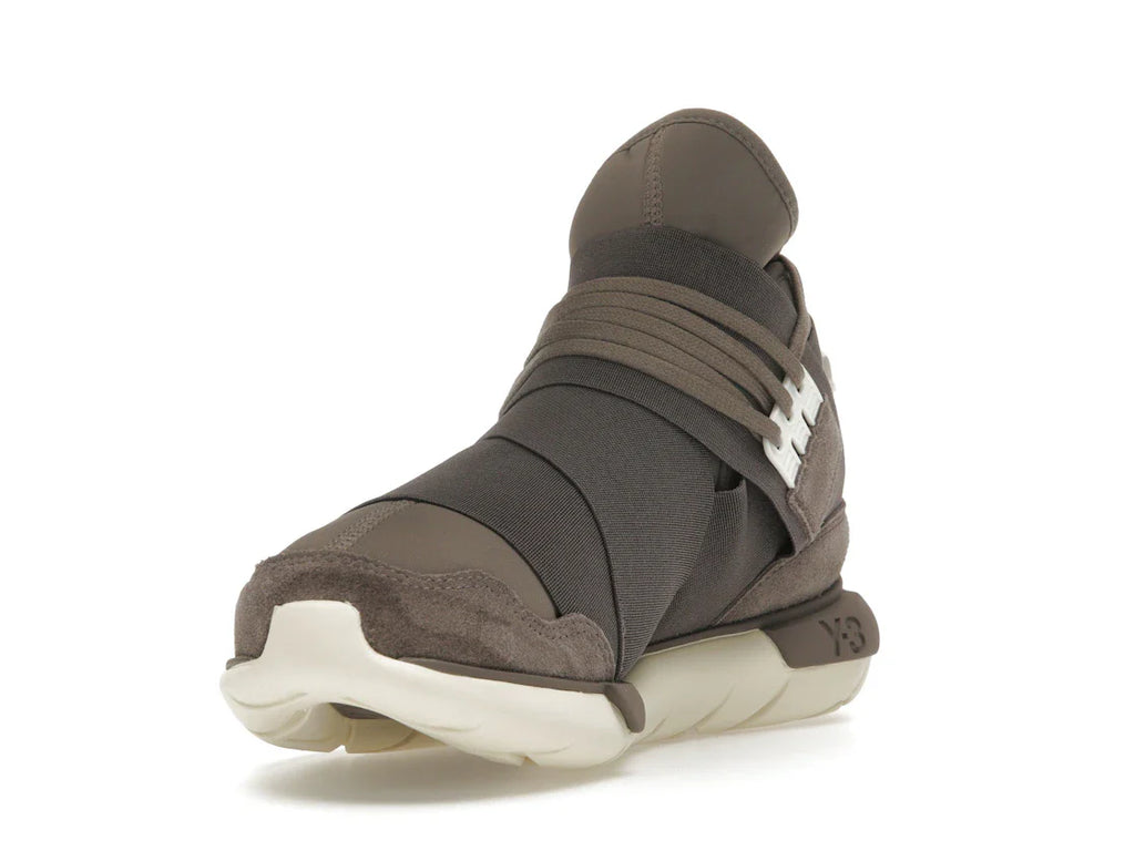 adidas Y-3 Qasa High Braun Creme Weiß