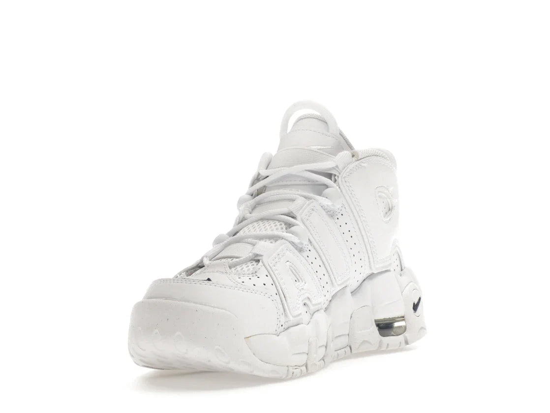 Nike Air More Uptempo Weiß Mitternachtsblau (GS)