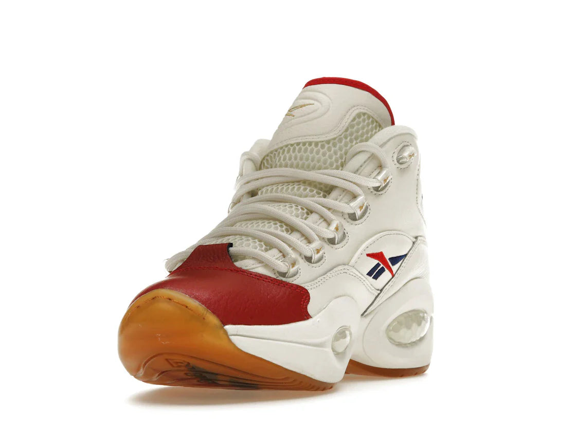 Reebok Question Mid Weiß Rot Blau