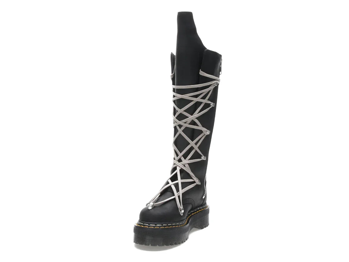 Dr. Martens 1460 DRKSHDW Quad Sole Pentalace Boot Rick Owens Schwarz