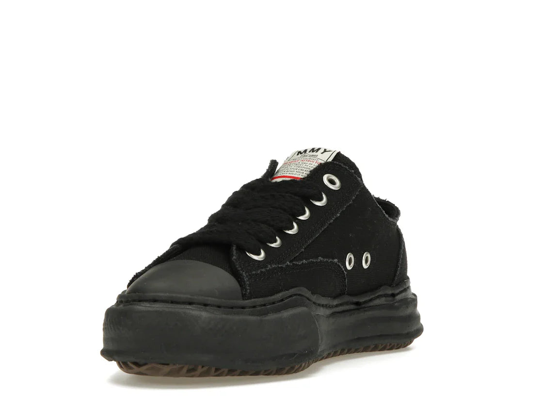 Maison Mihara Yasuhiro Peterson OG Sole Canvas Low Schwarz Schwarz