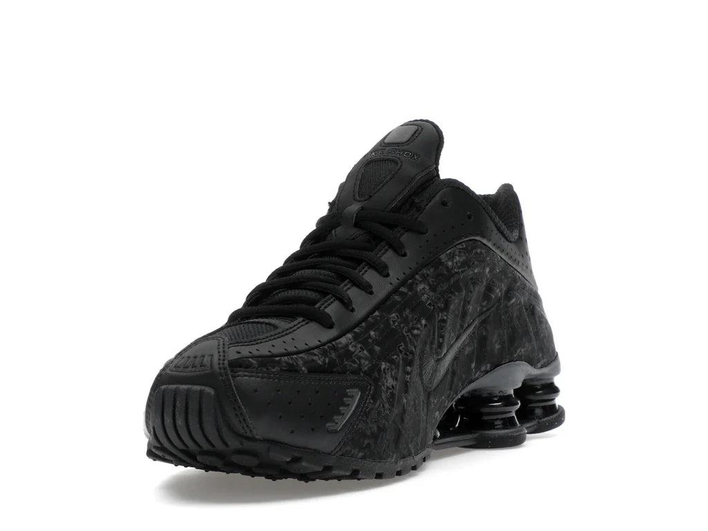 Nike Shox R4 Schwarz mit Blumenmuster (Damen)