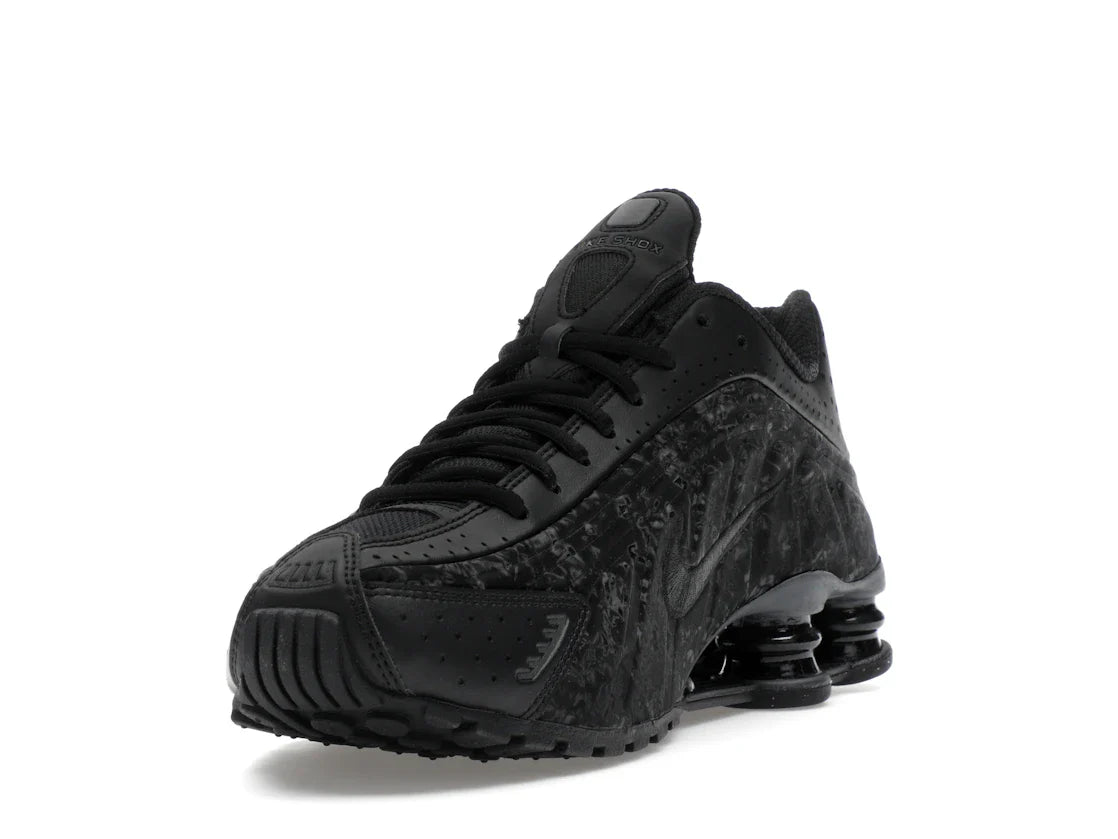 Nike Shox R4 Schwarz mit Blumenmuster (Damen)