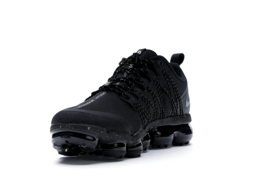 Nike Air VaporMax Run Utility Schwarz Reflektierendes Silber