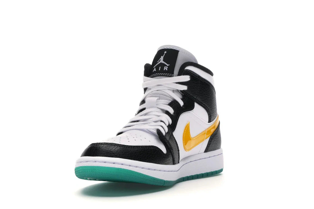 Jordan 1 Mid Alternate Swooshes Rot Gelb (Damen)