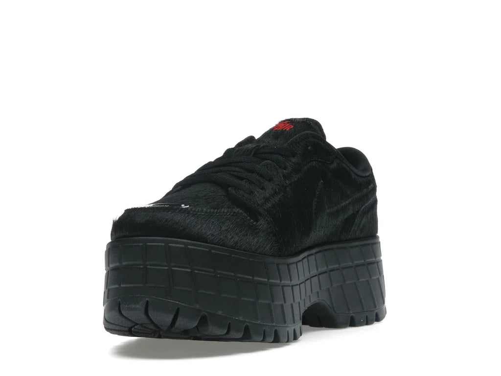 Jordan 1 Low Brooklyn Black Gym Red (Damen)