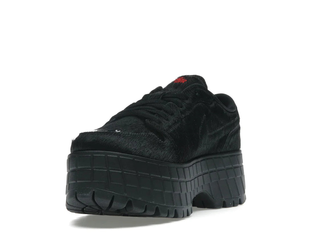 Jordan 1 Low Brooklyn Black Gym Red (Damen)