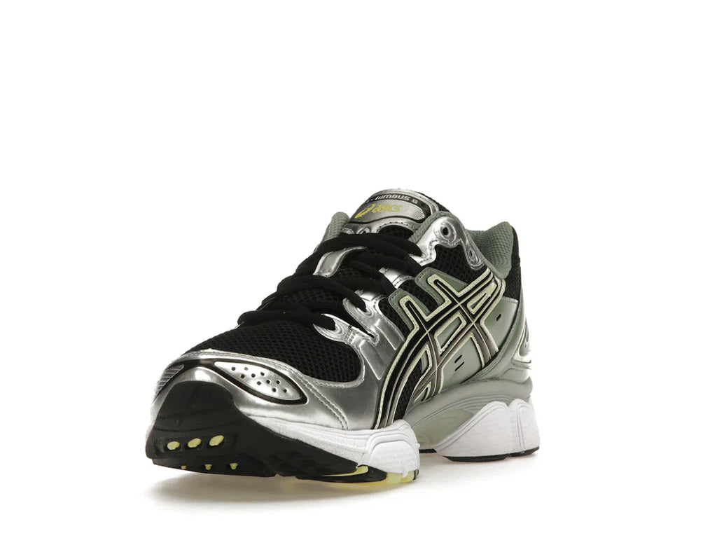 ASICS Gel-Nimbus 9 Schwarz Grün Gelb Silber