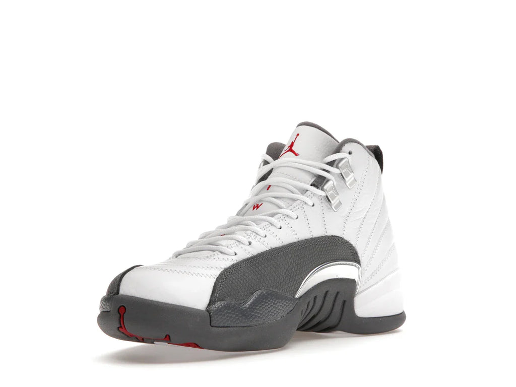 Jordan 12 Retro Weiß Dunkelgrau