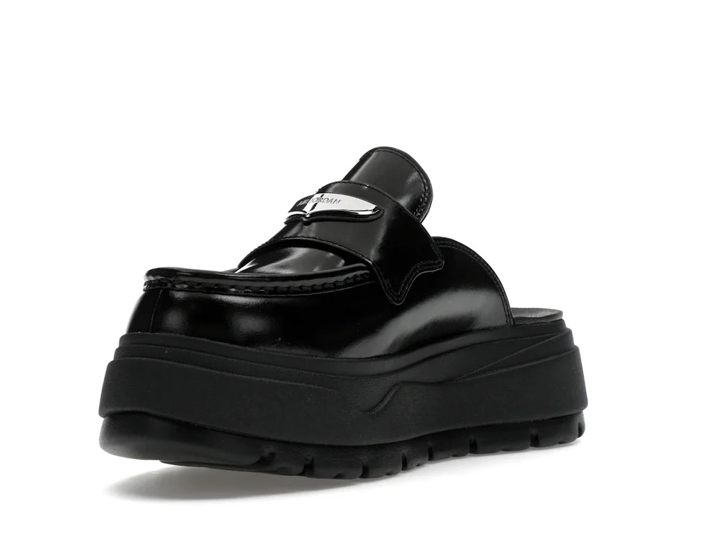 Jordan Mule Schwarz Metallic Silber (Damen)