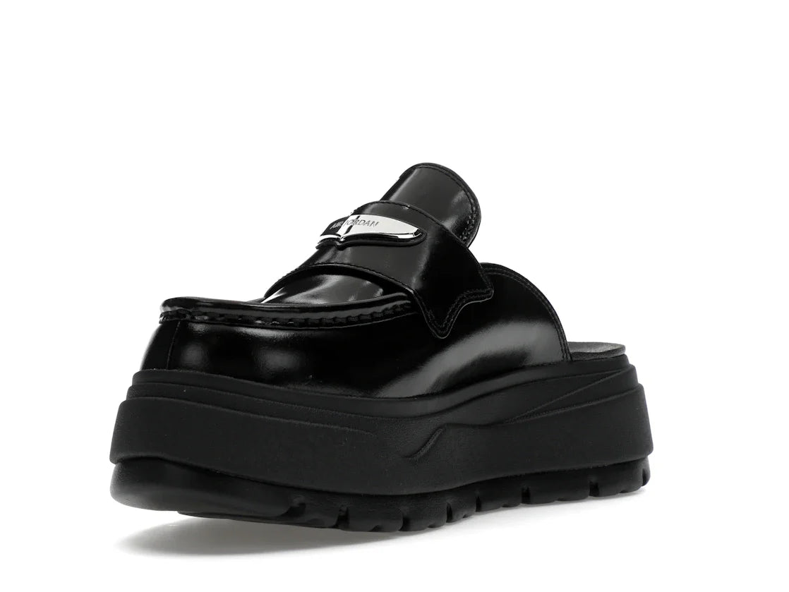 Jordan Mule Schwarz Metallic Silber (Damen)