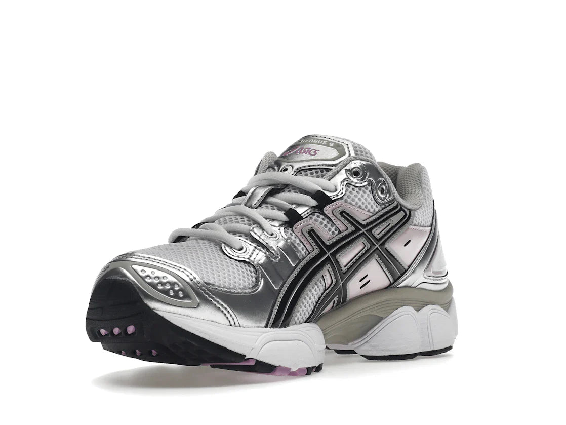 ASICS Gel-Nimbus 9 Weiß Schwarz Hellrosa (Damen)