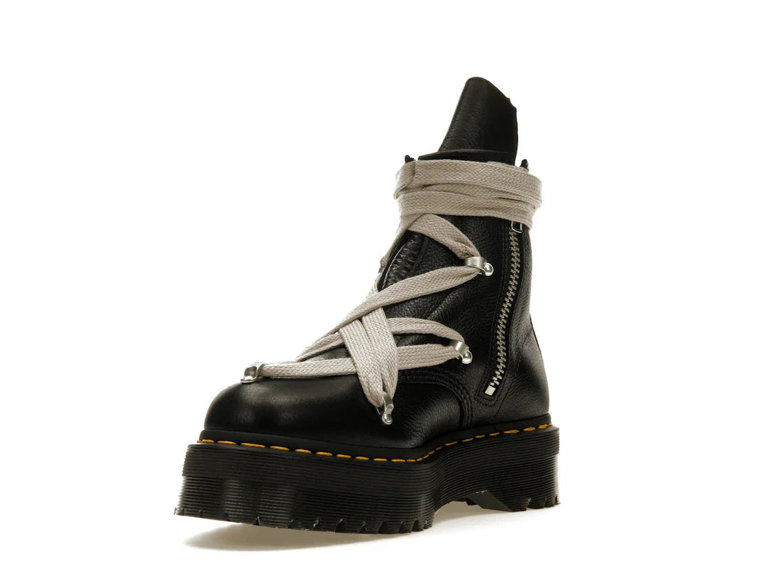 Dr. Martens 1460 Quad Ledersohle Pentagramm-Schnürstiefel Rick Owens Schwarz