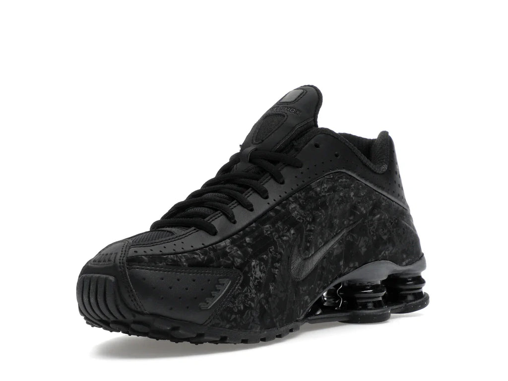 Nike Shox R4 Schwarz mit Blumenmuster (Damen)