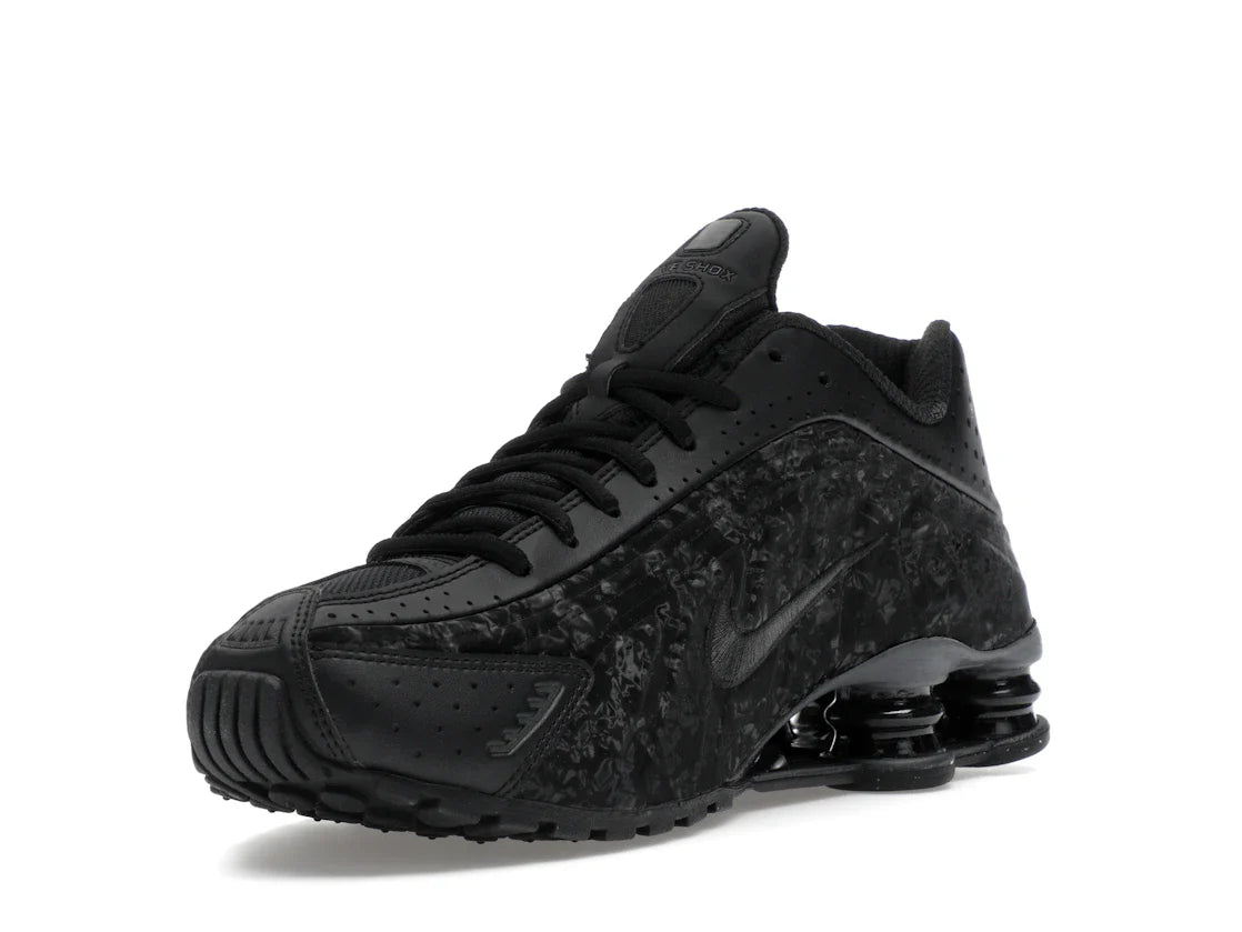 Nike Shox R4 Schwarz mit Blumenmuster (Damen)