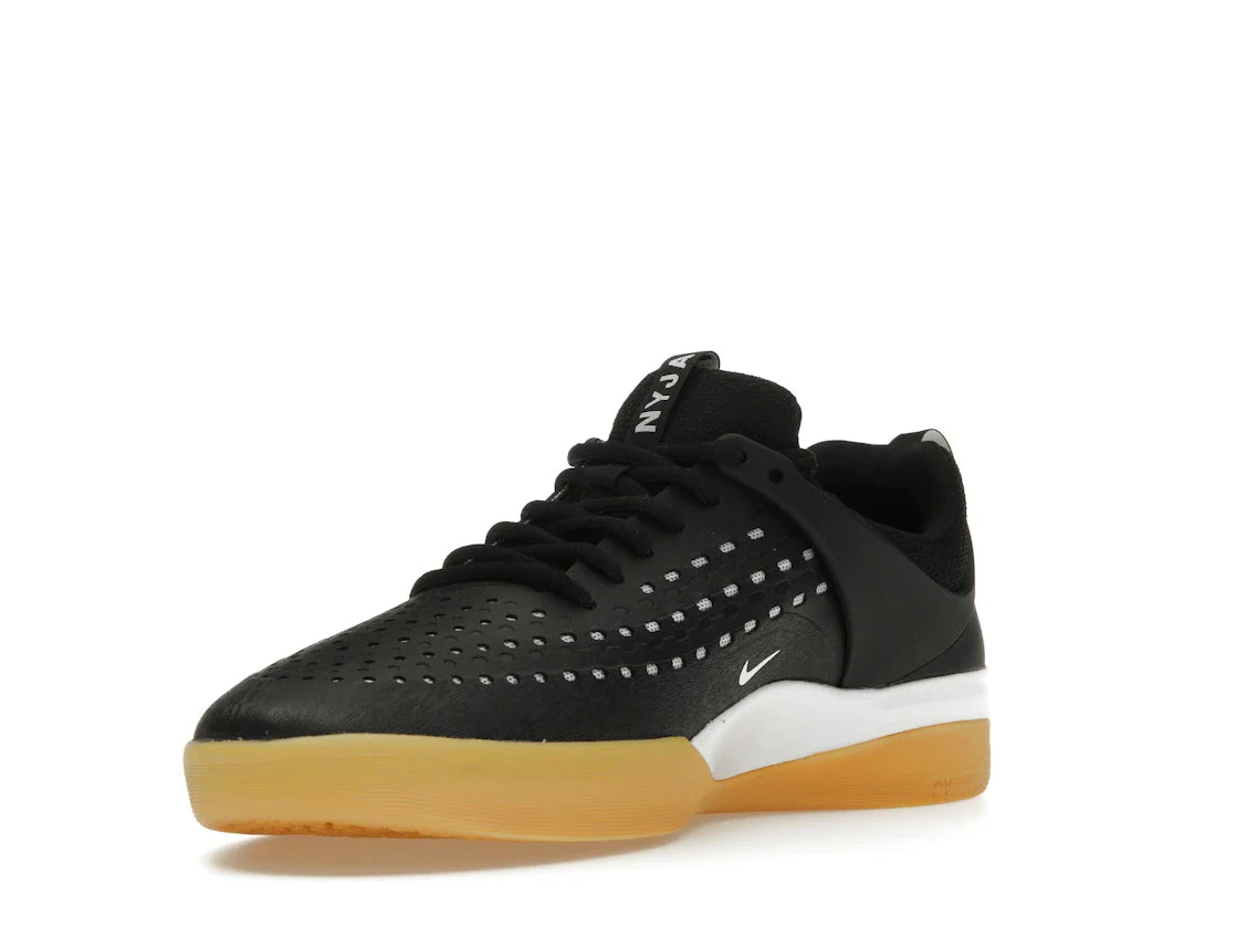 Nike SB Zoom Nyjah 3 Schwarz Weiß Gummi