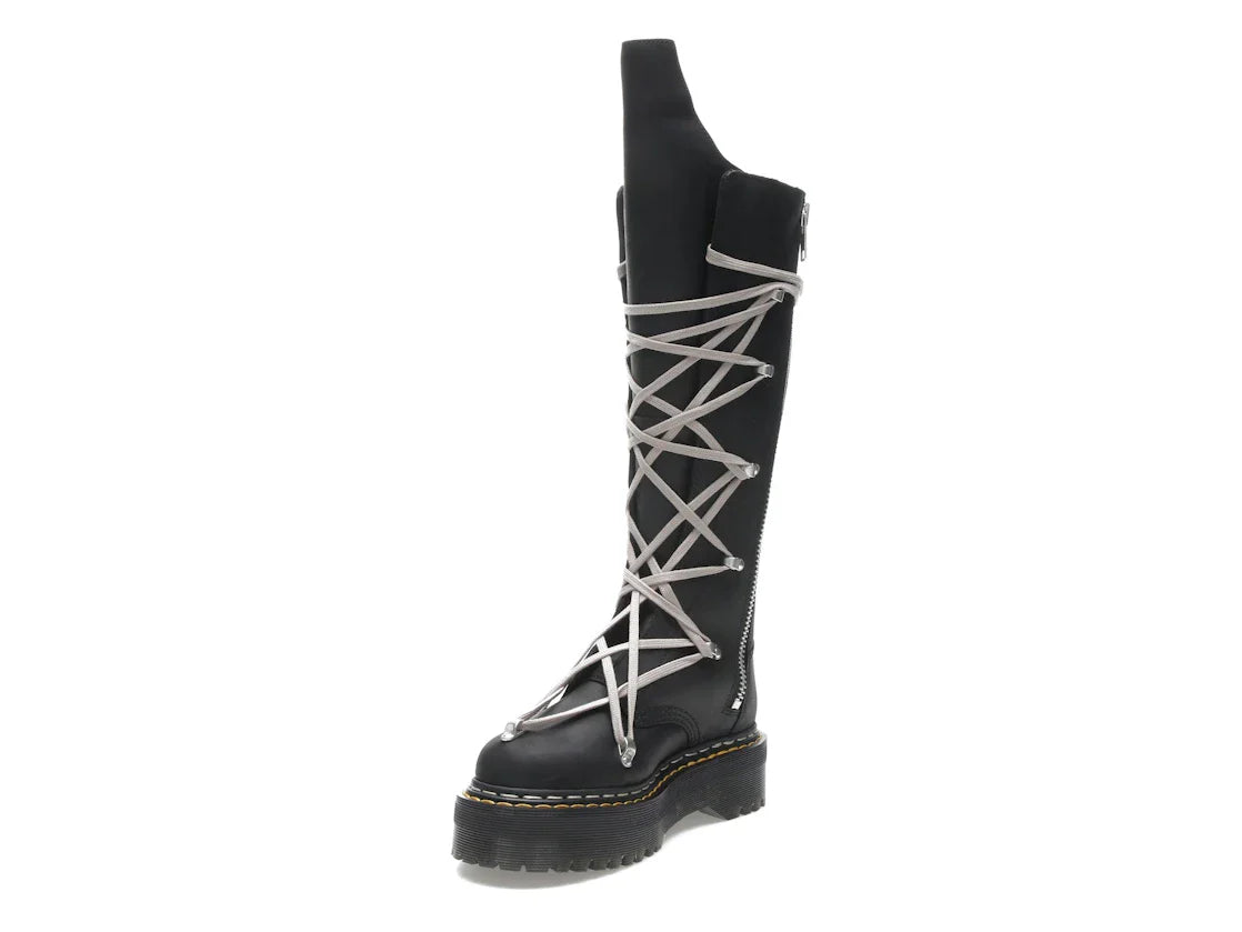 Dr. Martens 1460 DRKSHDW Quad Sole Pentalace Boot Rick Owens Schwarz