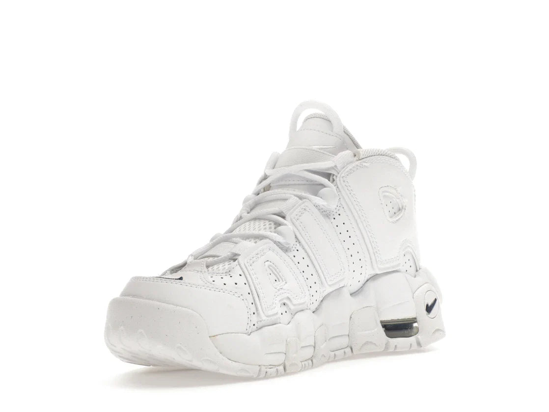Nike Air More Uptempo Weiß Mitternachtsblau (GS)