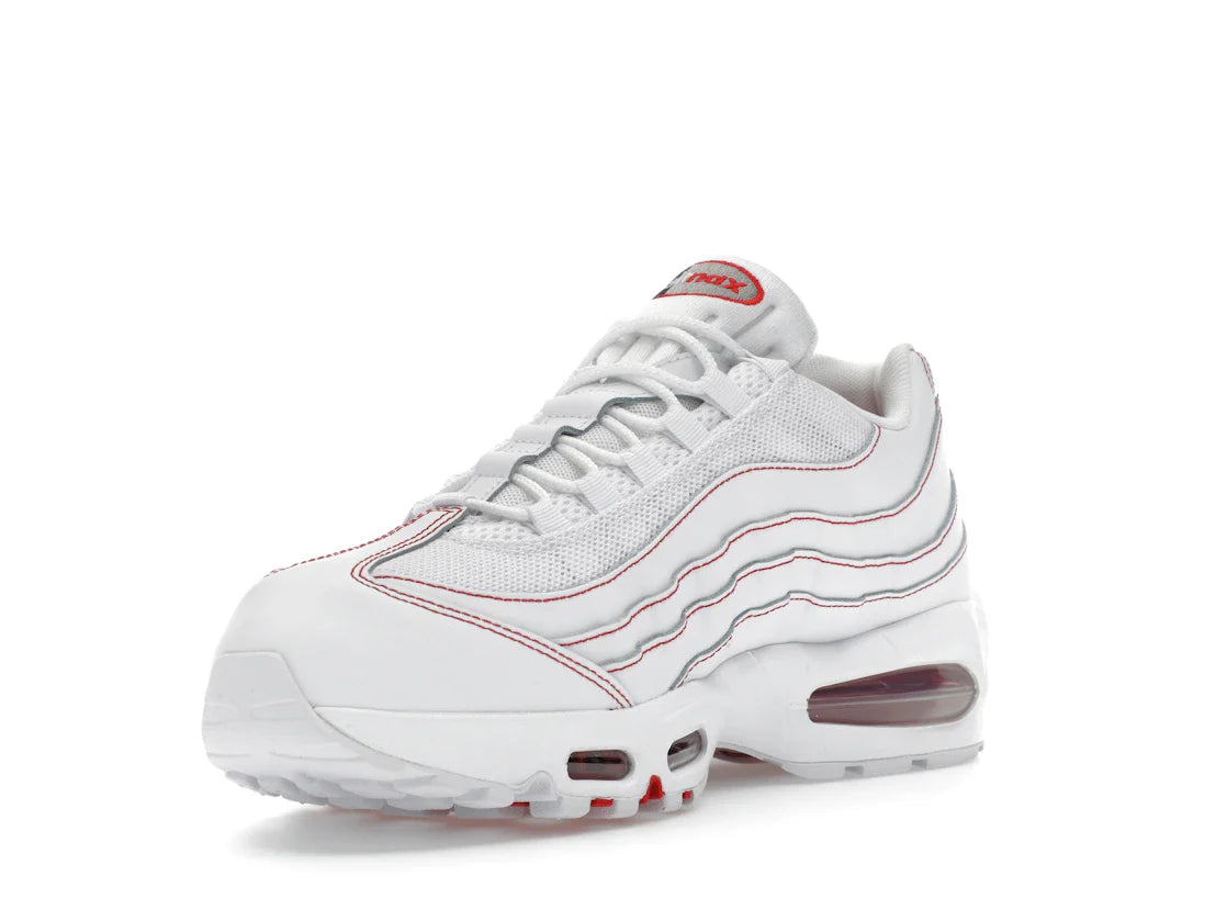 Nike Air Max 95 OG Big Bubble Weiß Universitätsrot