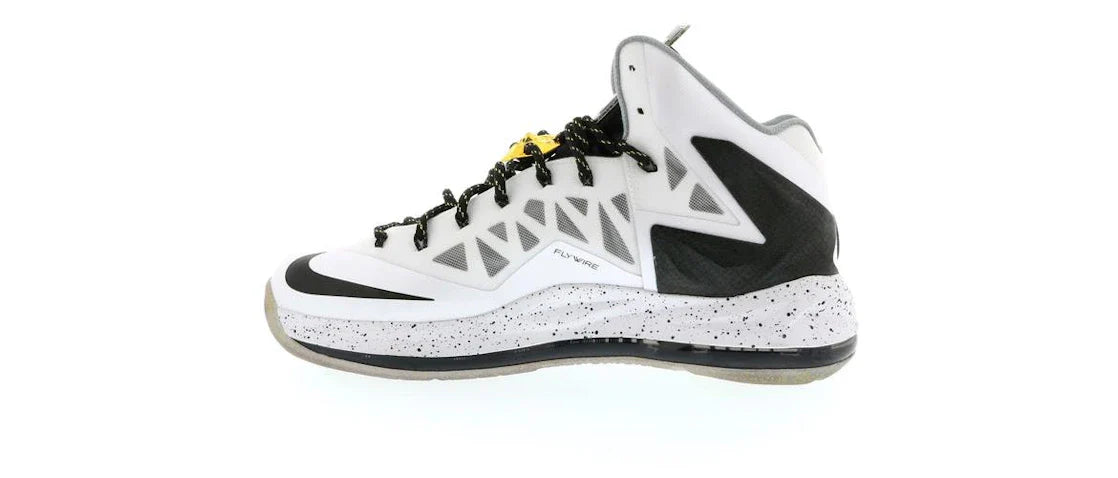 Nike LeBron X Elite+ Weiß Gold