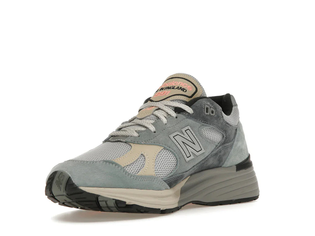 New Balance 991 MiUK Silber Blau Turbulenz