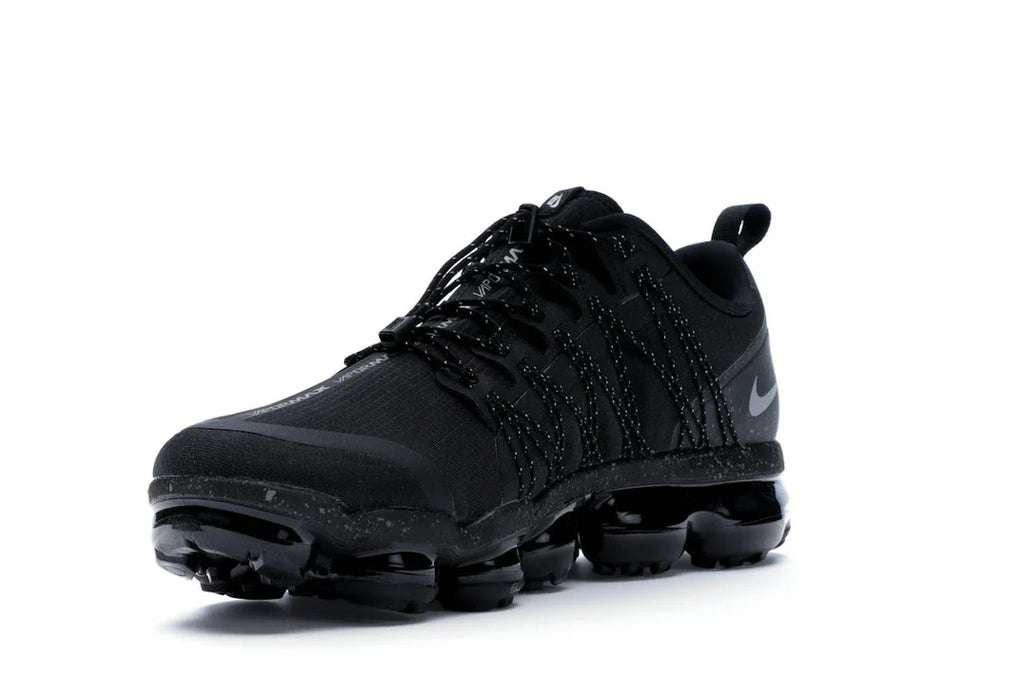 Nike Air VaporMax Run Utility Schwarz Reflektierendes Silber
