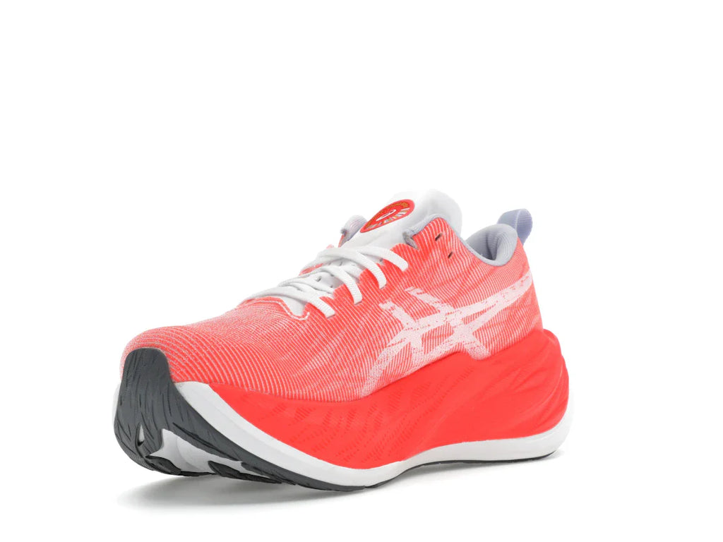 ASICS Superblast Weiß Sonnenaufgang Rot